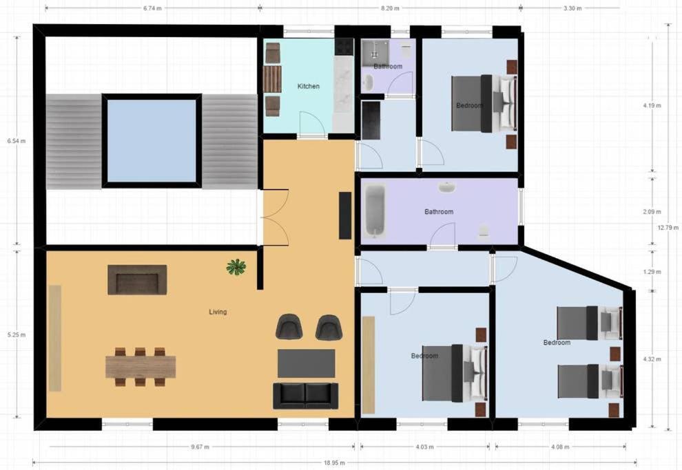 Appartement Treasurerome Bianca Family *